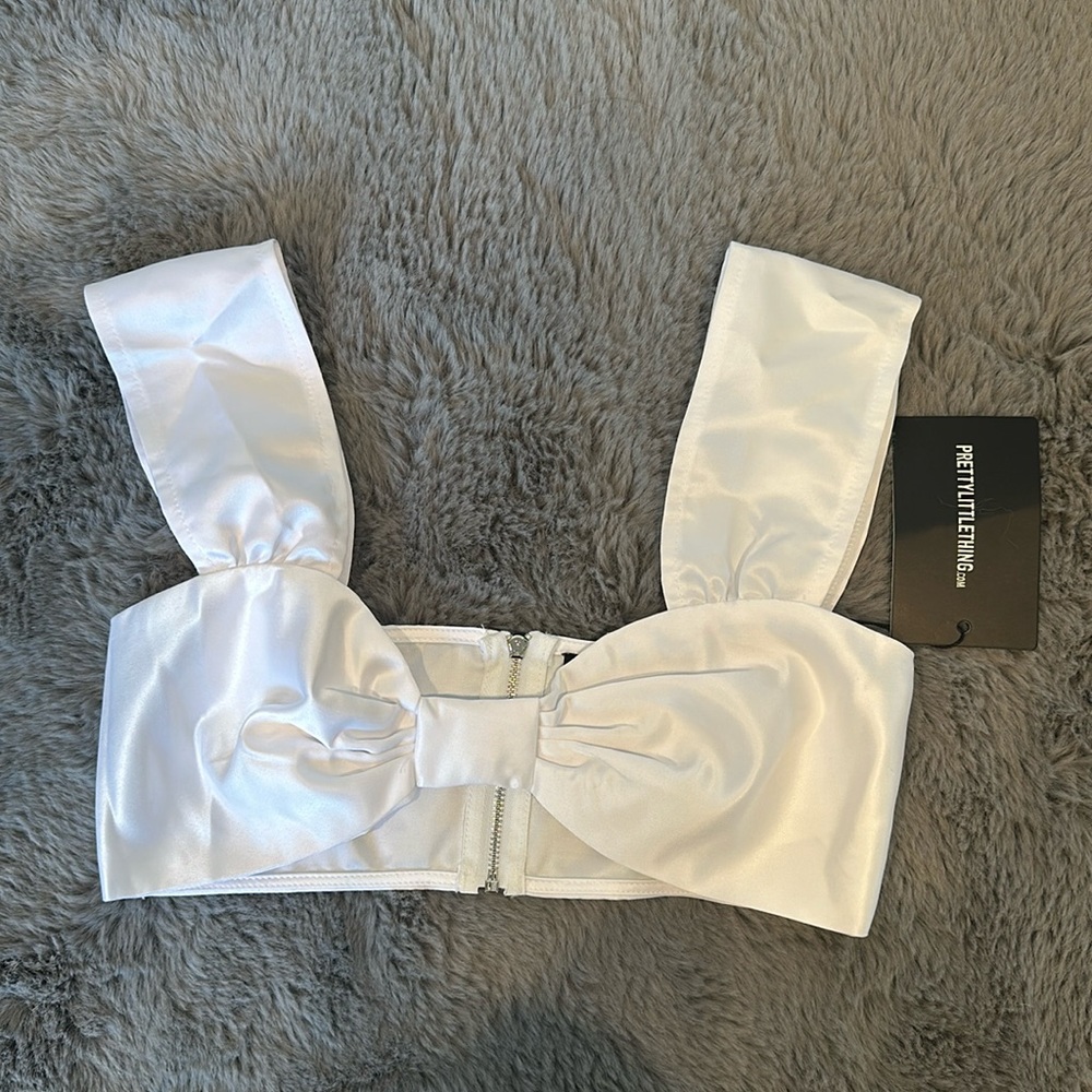 PLT bow bandeau top